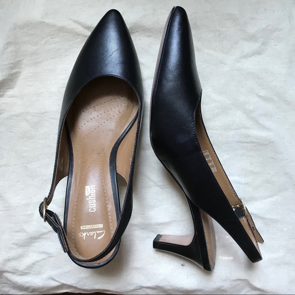 clarks slingback heels